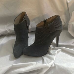 Valentino Garavani Suede Bow Booties